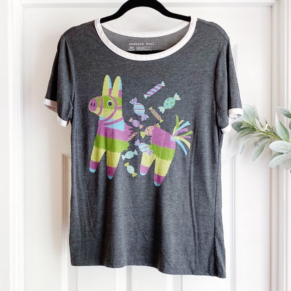 Weekend Soul Tops - Weekend Soul Donkey Piñata Graphic Tee